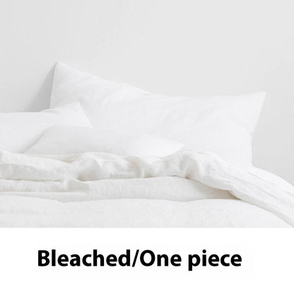 Ins Style Solid Color Linen Pillowcase Rectangular Envelope One-pair Package Thick Plain Pillow Case One Piece Dropshipping