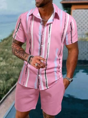 European And American Summer Menswear Shirt Casual Loose