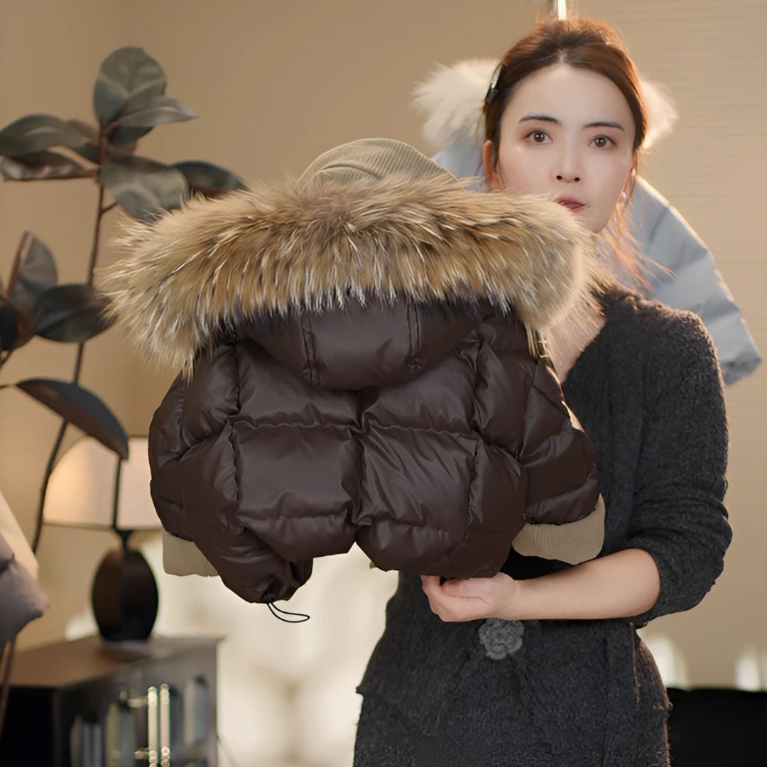 Children's Winter Down Cotton Jacket Fake Two-piece