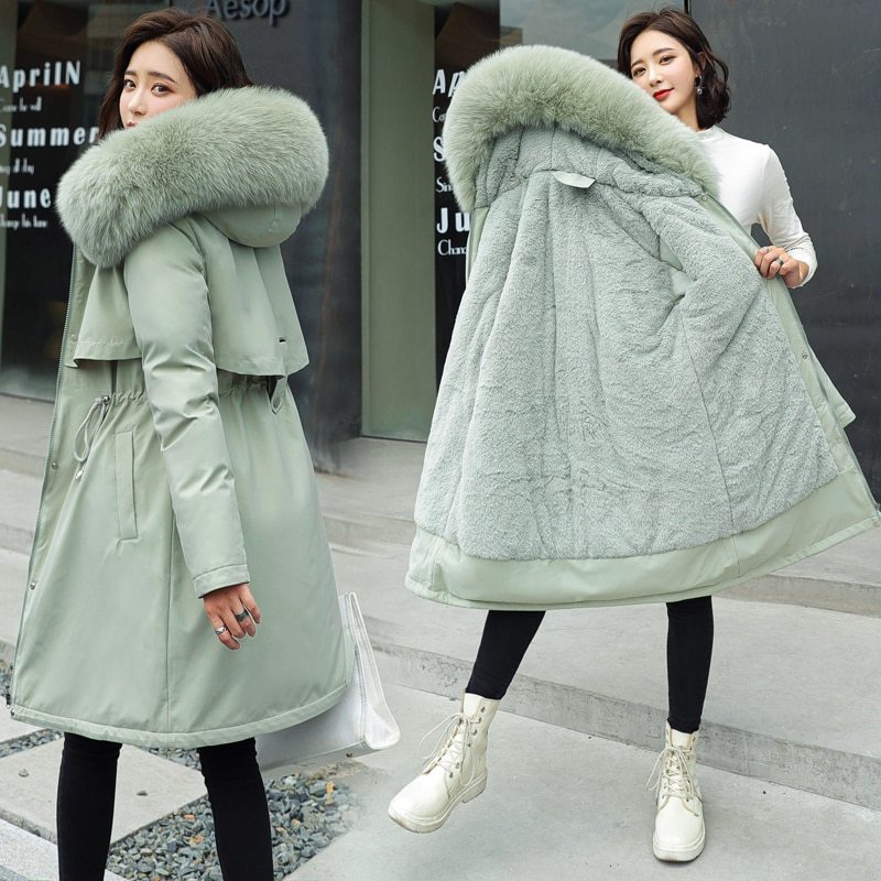 A padded cotton padded coat