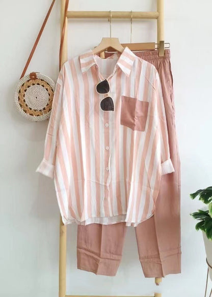 Women's Fashion New Striped Suit