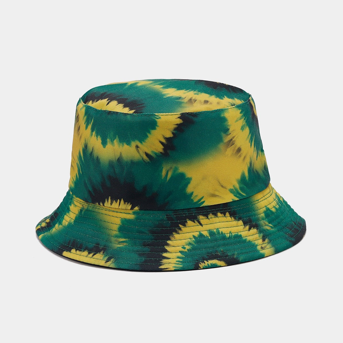 Summer Outdoor Tie-dyed Double-sided Sun Protection Hat