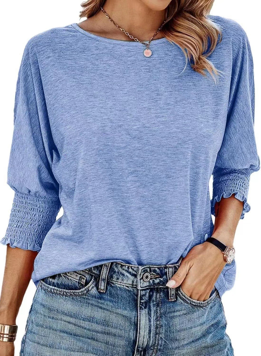 Women's Stylish Loose Round Neck T-shirt