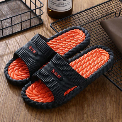 Non-slip Deodorant Slippers Massage Home Slippers