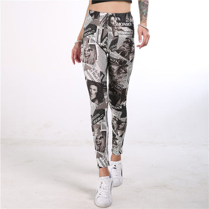 Doodle sport yoga pants