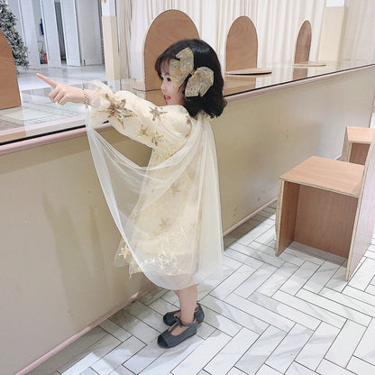Girls' XINGX Cloak Princess Dress