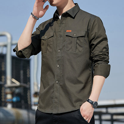 Men's Trendy And Handsome Long Sleeves Overalls