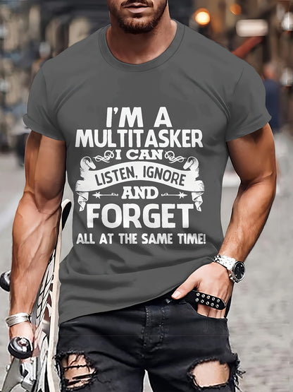 Men's Fashion 3D T-shirt Casual Loose