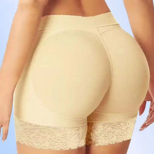 Flat Angle Fake Butt European And American Full Butt Mid-waist Belly Pants