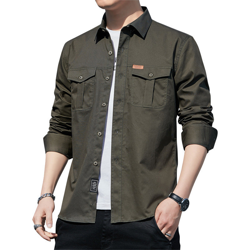 Men's Trendy And Handsome Long Sleeves Overalls