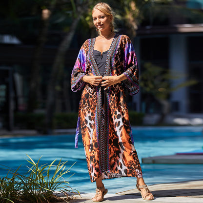 Sun Protection Cardigan Women's Swimsuit Bikini Cover-up