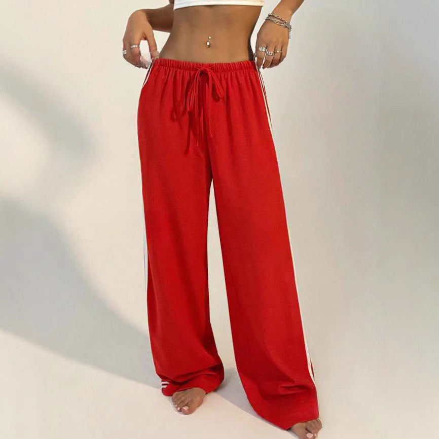 Loose Casual Straight-leg Sports Pants Female