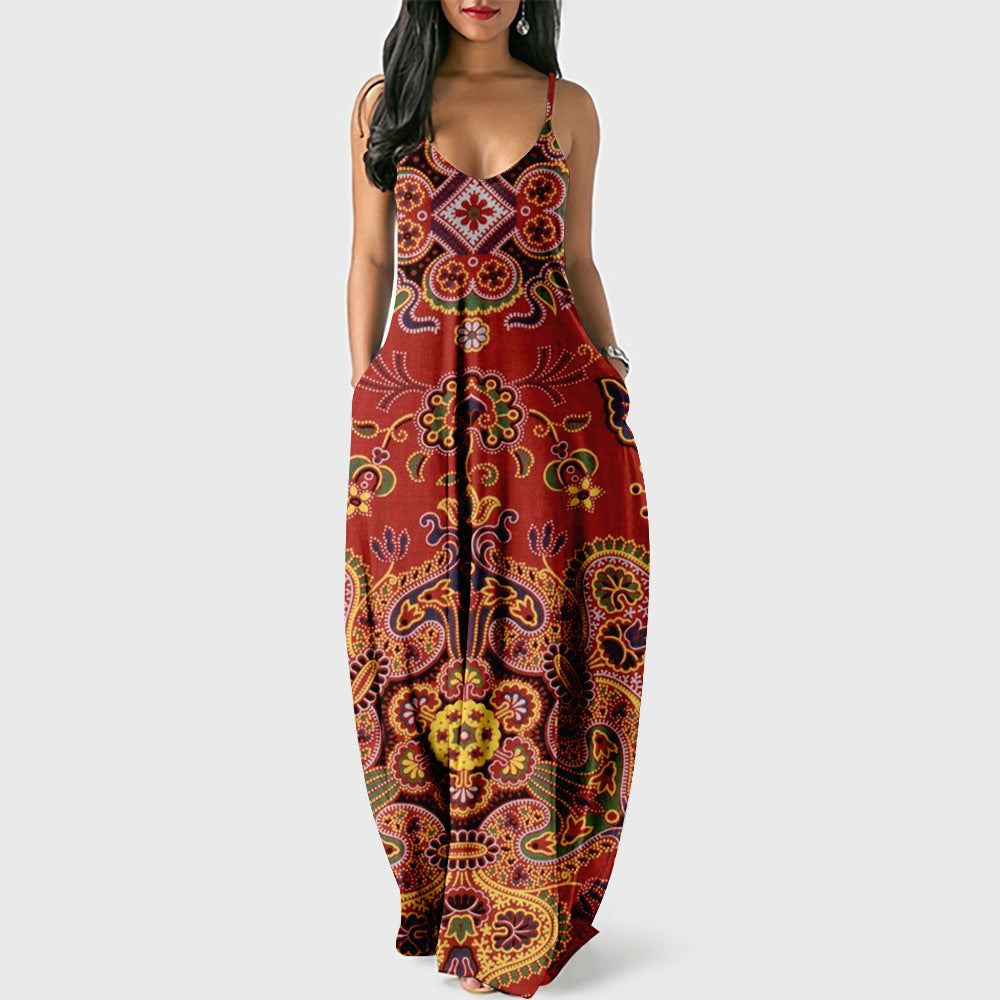 Women's Summer Cool Suspender Dress