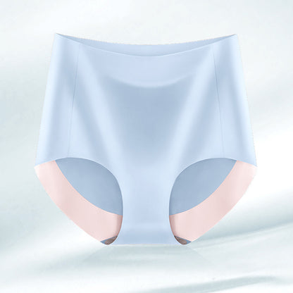 High Waist Seamless Breathable Cotton Antibacterial Women's Panties