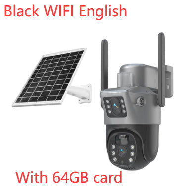 Solar Surveillance Camera Mobile Phone Remote HD Night Vision