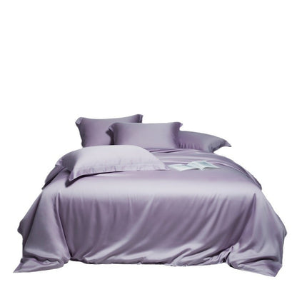 New Lyocell Lanjing Tencel Solid Color Series Summer Ice Silk Single Bed Sheet Quilt Cover