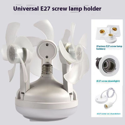 E27 Screw Household Living Room Strong Wind Fan Lamp