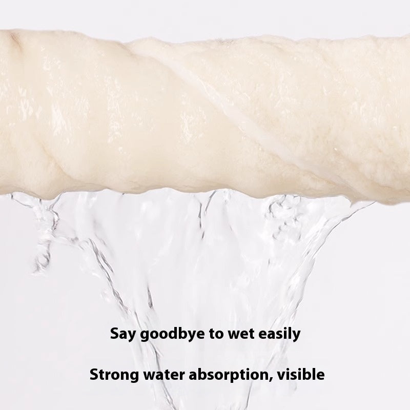 Bubble Velvet Wide Tail Hair-drying Quick-drying Towel Shower Cap