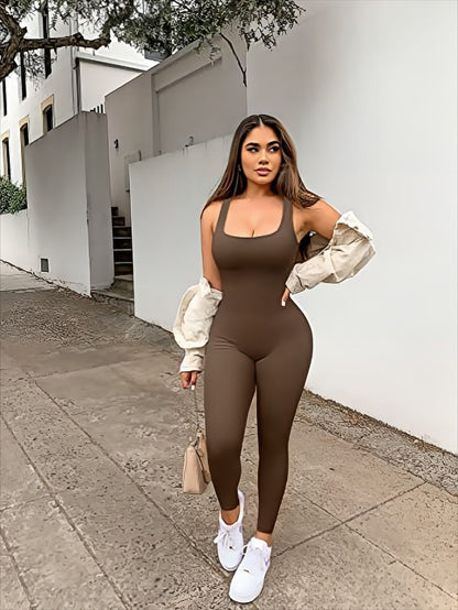 Sexy Tight Quick-drying Shoulder Strap Yoga Jumpsuit