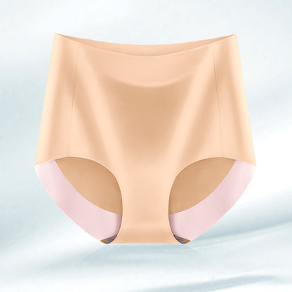 High Waist Seamless Breathable Cotton Antibacterial Women's Panties