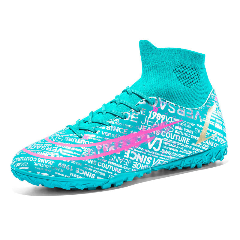High-top Soccer Shoes Boys And Girls Primary And Middle School Students The Big Kids Tf Broken Nail People Turf Foot Training Shoes Running Shoes