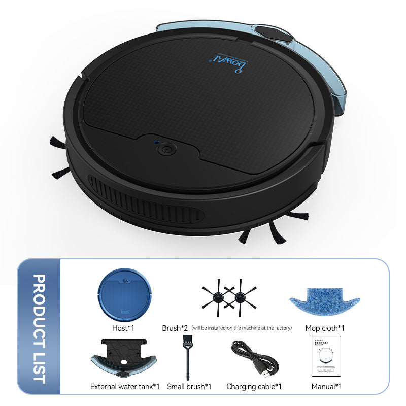 Household Sweeping Robot Automatic Sweeping Mopping Suction Integrated Mop With Water Tank