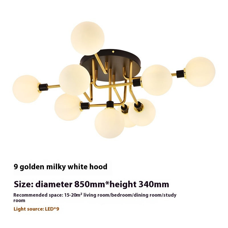 Study And Restaurant Living Room Room Magic Bean Light Luxury Ceiling Lamp