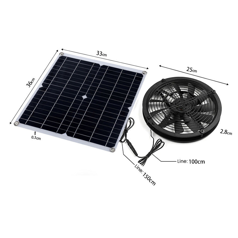 Solar Exhaust Fan Outdoor Monocrystalline Module
