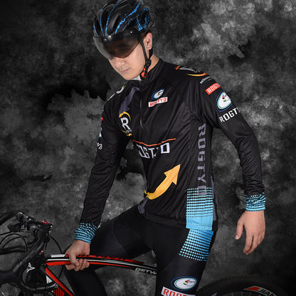 Men's And Women's Fashion Bicycle Long-sleeved Jersey Suit