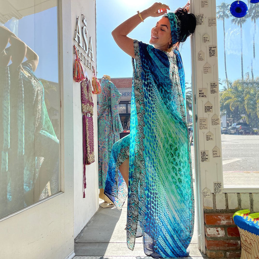 Women's Beach Vacation Loose Robe Sun Protection Blouse Smock