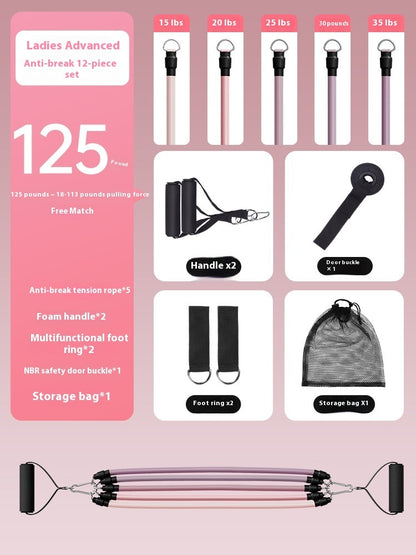 Portable Home Fitness Exercise Pull Rope Set