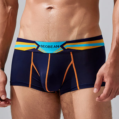 Men's Ice Silk Thin Printed Underwear
