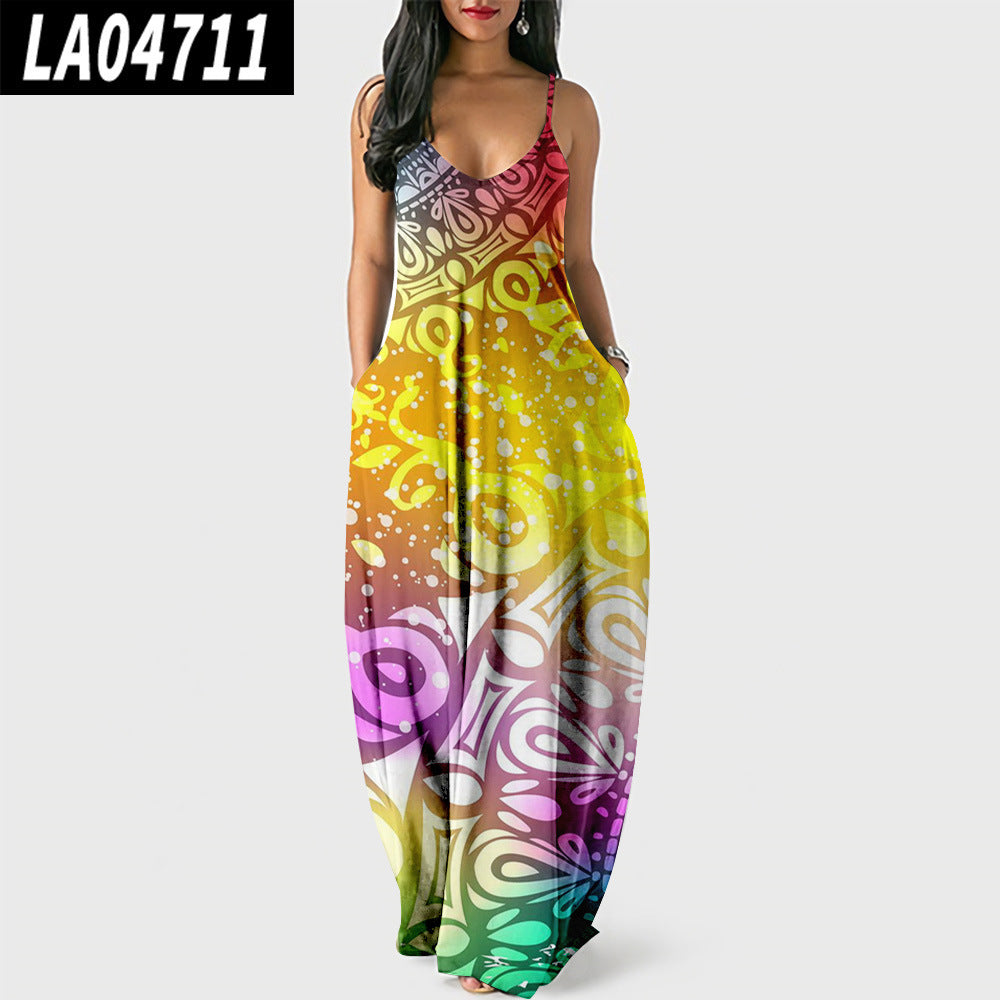 Women's Summer Cool Suspender Dress