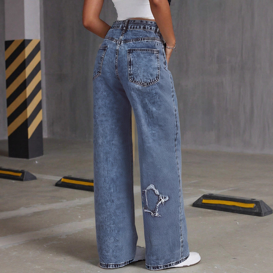 All-matching Girl's Casual Straight-leg Pants
