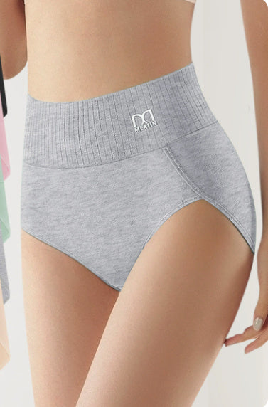 Silk Crotch Cotton Underwear Loose Trousers High Slit Women