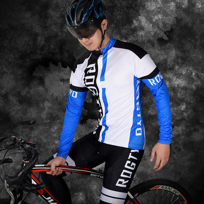 Men's And Women's Fashion Bicycle Long-sleeved Jersey Suit