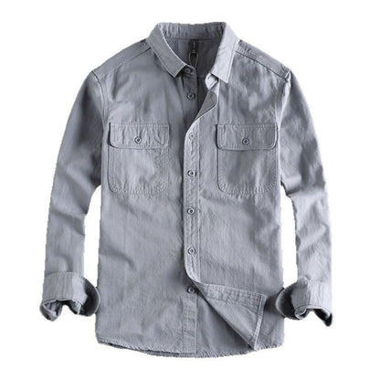 Design Sense Overalls Long Sleeve Shirt Men