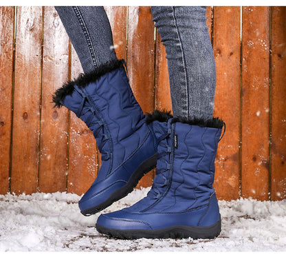 Outdoor High Top Snow Boots Warm Cotton Shoes