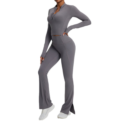 Sports Two-piece Long Sleeve Top Suit