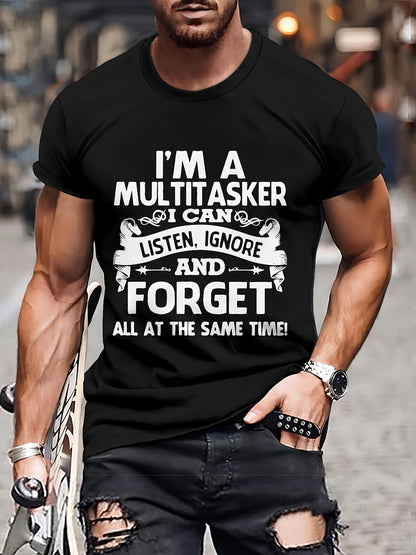 Men's Fashion 3D T-shirt Casual Loose