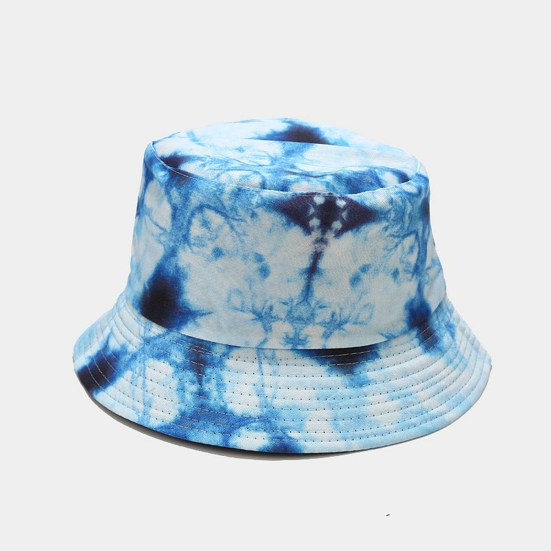 Summer Outdoor Tie-dyed Double-sided Sun Protection Hat
