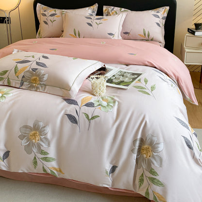 Cotton Four-piece Cotton Quilt Cover Bed Sheet Bedding