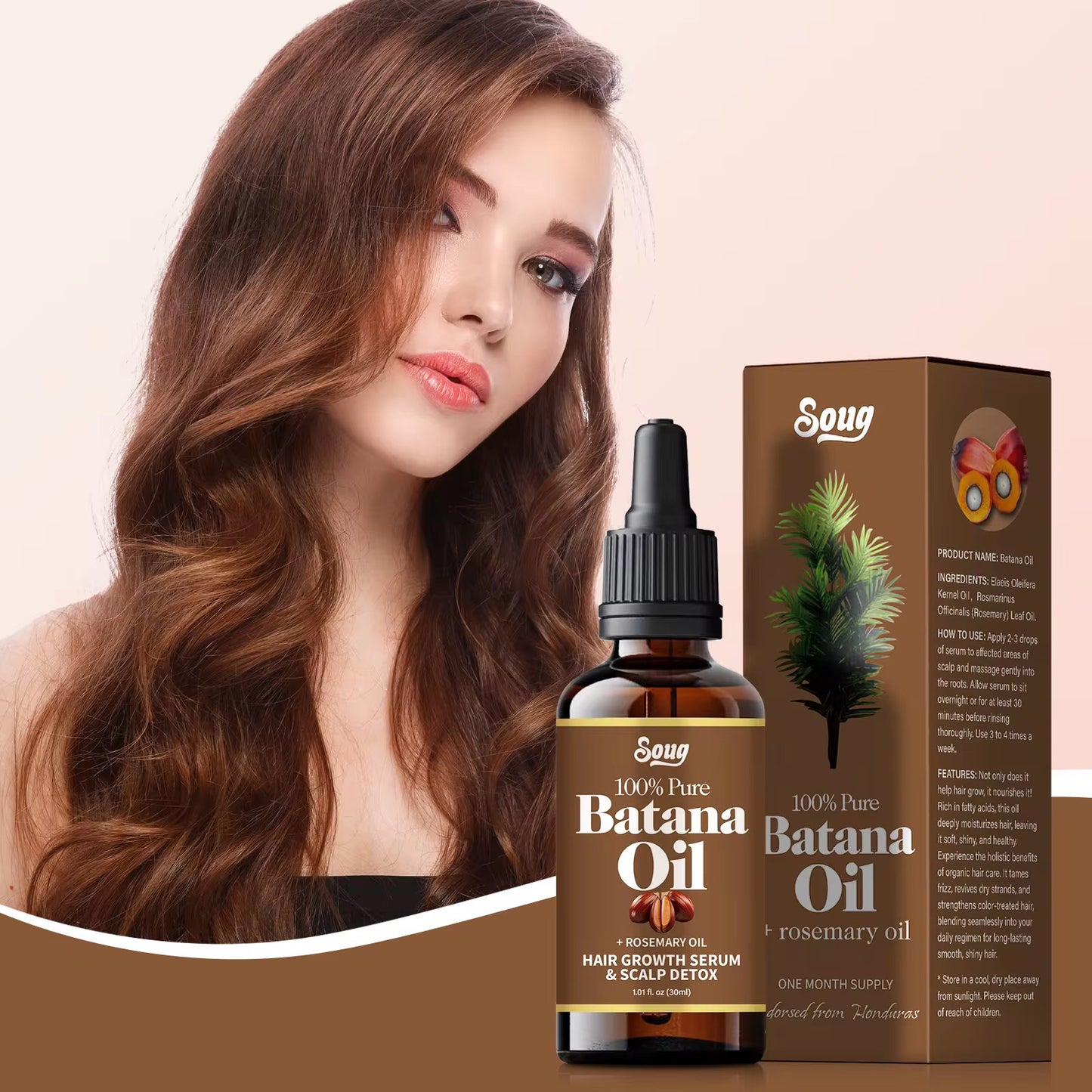 Organic Batana Oil Rosemary Hair Styling Cream