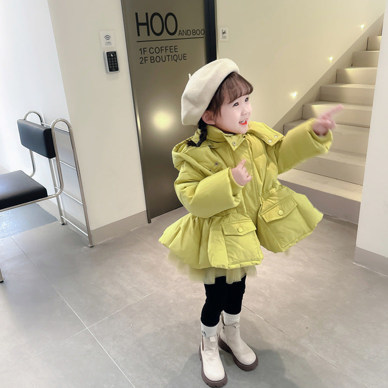 Winter New Girl's Down Warm Coat