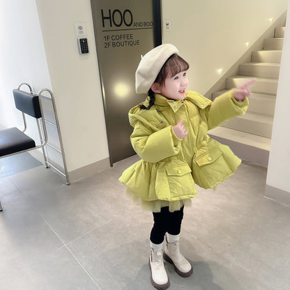 Winter New Girl's Down Warm Coat