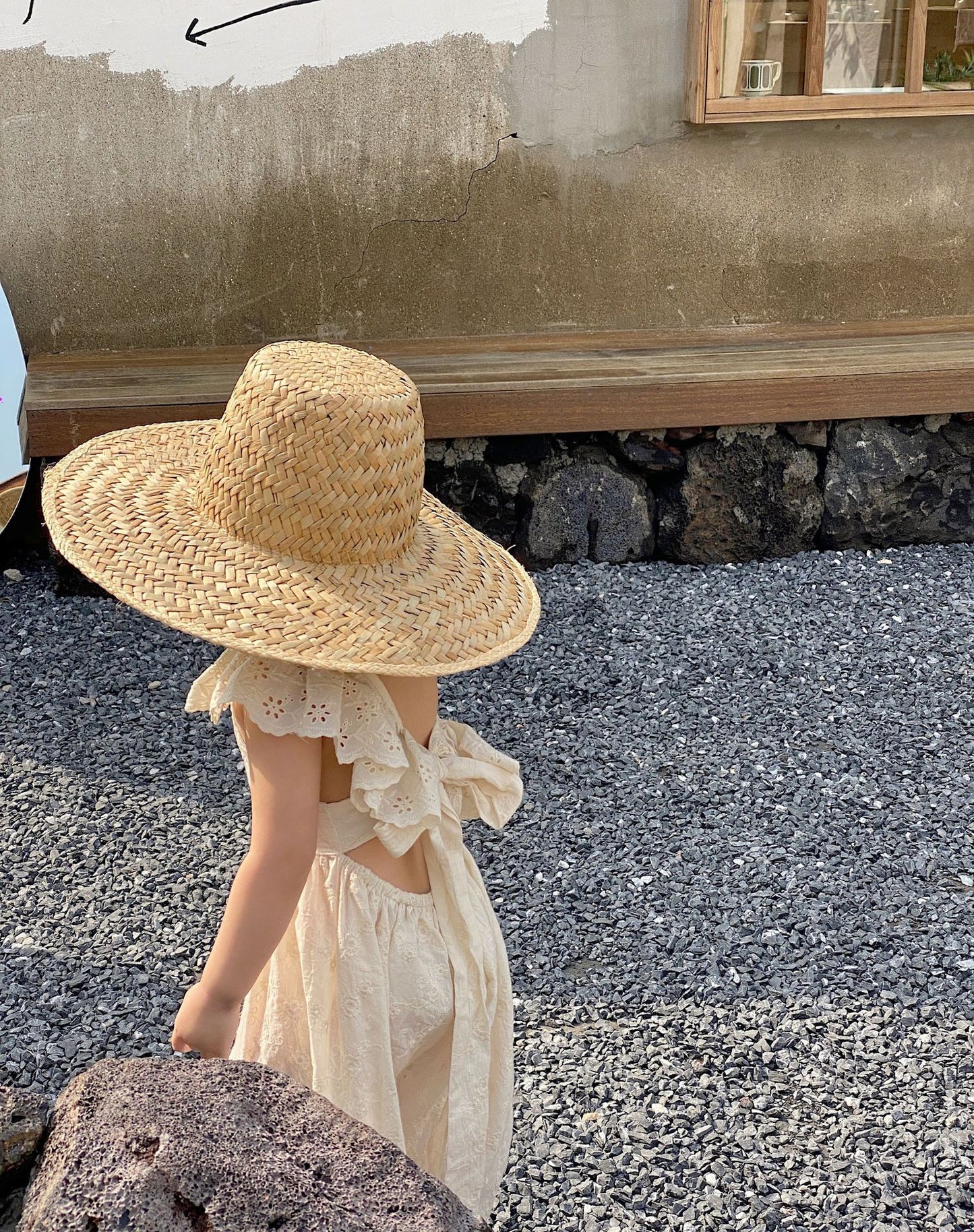 Sling Cotton Embroidered Jumpsuit Ins