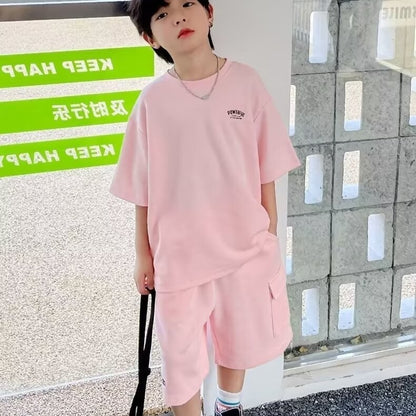 Children's Sports Summer Casual Short Sleeve Suit