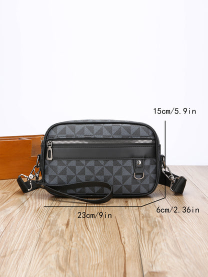 New Casual Shoulder Messenger Bag Large Capacity Men's Handheld Horizontal