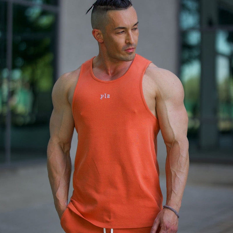 Summer Knitted Fitness Sports Casual Slim Vest