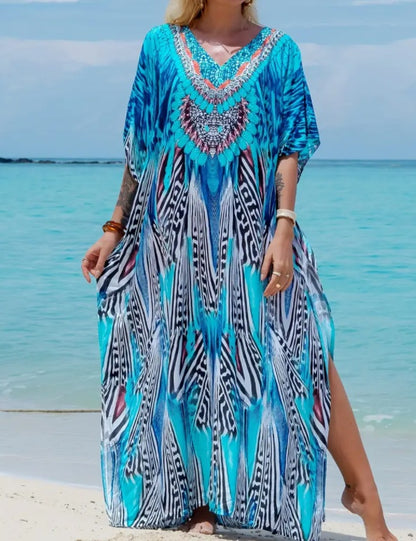 Women's Printed Plus Size Dress